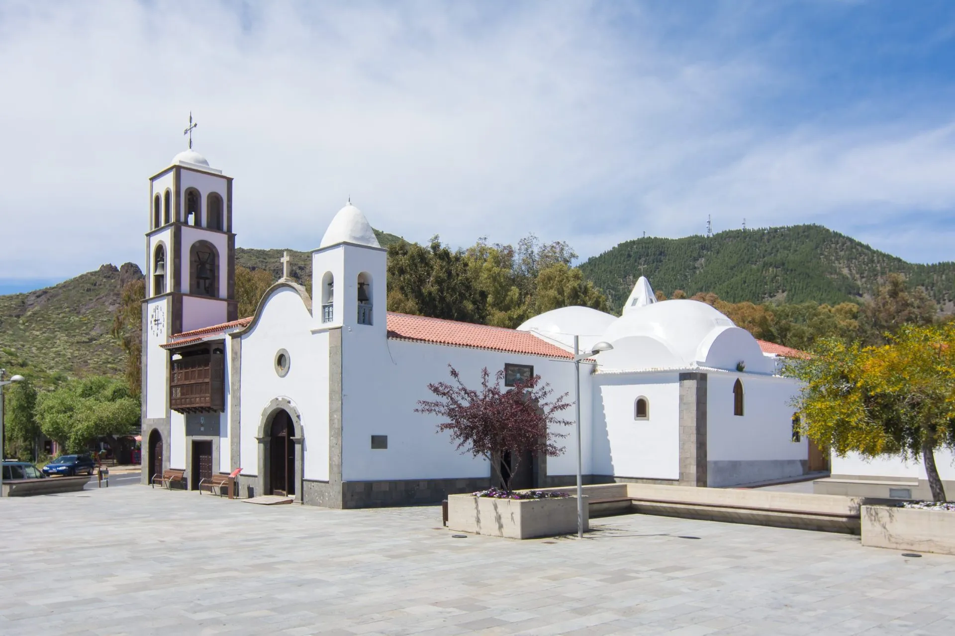 Iglesia (kirke) de San Fernando Rey i Santiago del Teide, Tenerife, De Kanariske Øer, Spanien