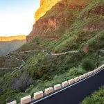 Rocky landscape on Tenerife island