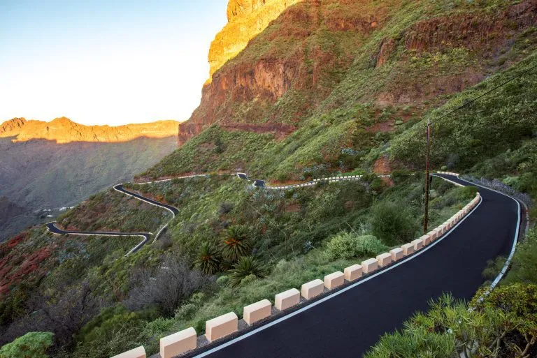 Rocky landscape on Tenerife island