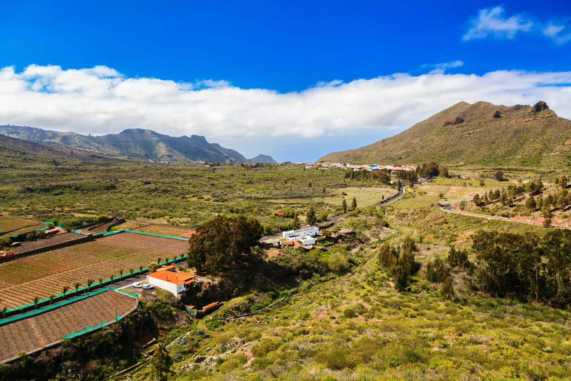 Valle de Arriba nära Santiago del Teide